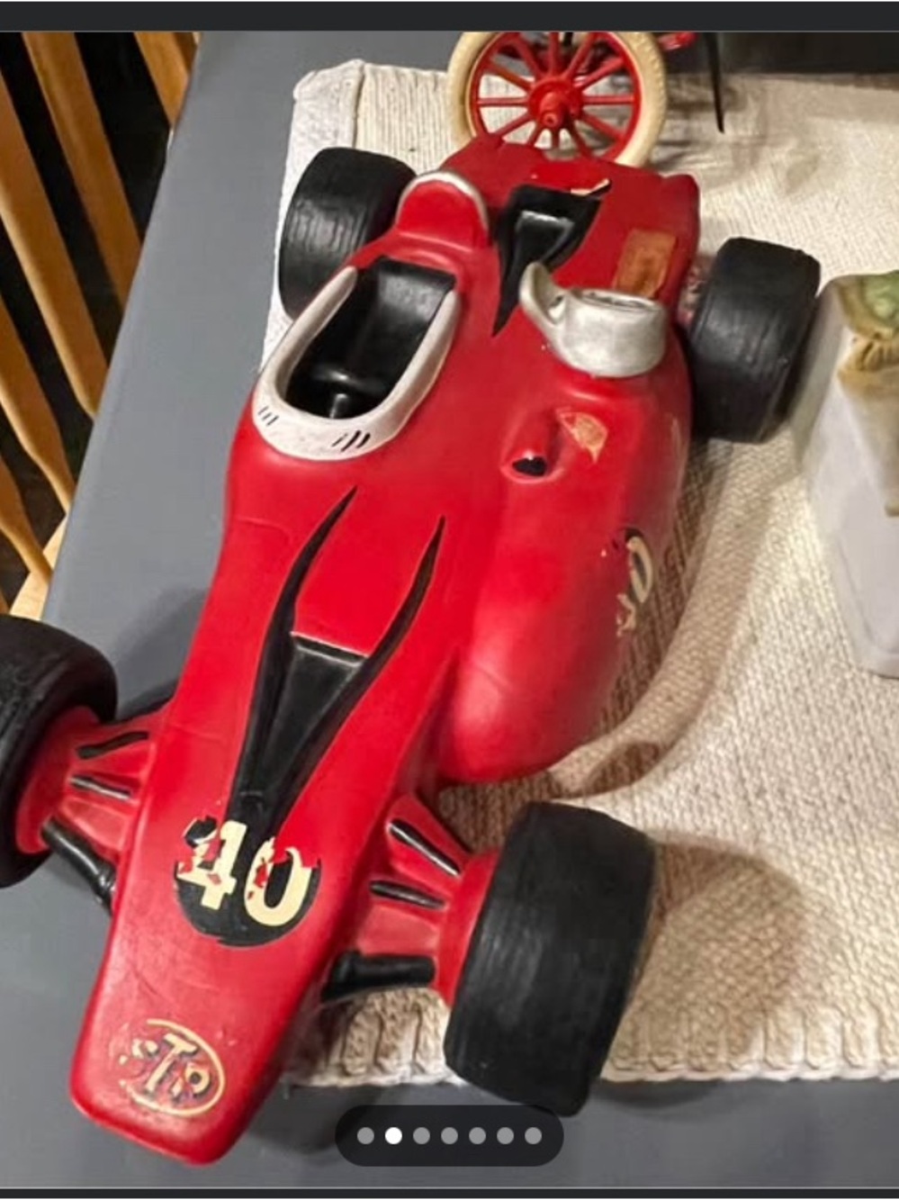 Kids Red Race Car Toy - Classic Formula Racer